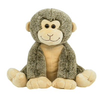 MONKEY Stuffed Animal, 16" Plushie, Make your Own Stuffie, Soft and Cuddly, DIY Kit
