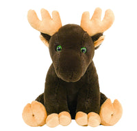 WEIGHTED Moose Stuffed Animal, 16" Plushie, Sensory Comfort Toy, Anxiety Calming Plushie, Emotional Support Pet, Cuddly, Valentine's Day