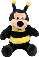 Honey BEE Plush Animal | Stuffed or Unstuffed With Handmade Fiber Pack | 14 to 16-inches | SEW Free DIY Kit | Wildlife Animal