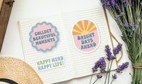 MOTIVATIONAL 10 Piece Waterproof Sticker PACK for Laptops, Water Bottles, Notebooks, Journals and more