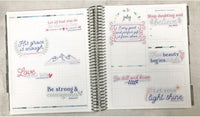 BIBLE Verse 10 Piece Waterproof STICKER PACK for Laptops, Water Bottles, Notebooks, Journals and more