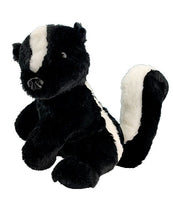 SKUNK Plush Animal | Stuffed or Unstuffed With Fiber Pack | 16-inches | SEW Free DIY Kit | Wildlife Animal