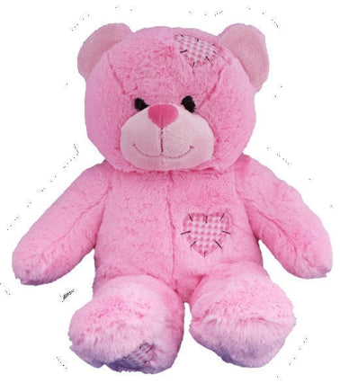 PINK TEDDY Stuffed Animal, 16" Plushie, Make your Own Stuffie, Soft and Cuddly, DIY Kit