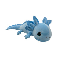 BLUE AXOLOTL Stuffed Animal, 16 inches, Unstuffed DIY Kit, Salamandar Plushie