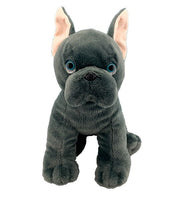 FRENCHIE Plush Animal | Stuffed or Unstuffed With Fiber Pack | 16-inches | SEW Free DIY Kit | Dog Animal