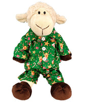 REINDEER PJs Stuffed Animal Outfit | Fits BAB & 14 to 16 Inch Plush Animals | Plushie Clothing | Stuffed Animal Accessory