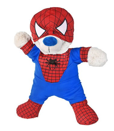 SPIDEY PJ - Red - Stuffed Animal Clothing, Fits 16-Inch Plush Animals and BAB