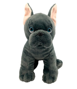 WEIGHTED FRENCHIE Stuffed Animal, 16" Plushie, Sensory Comfort Toy, Anxiety Calming Plushie, Emotional Support Pet, Cuddly, Valentine's Day