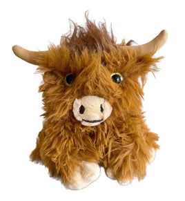HIGHLAND COW Stuffed Animal, 8" Plushie, Make your Own Stuffie, Soft and Cuddly, DIY Kit